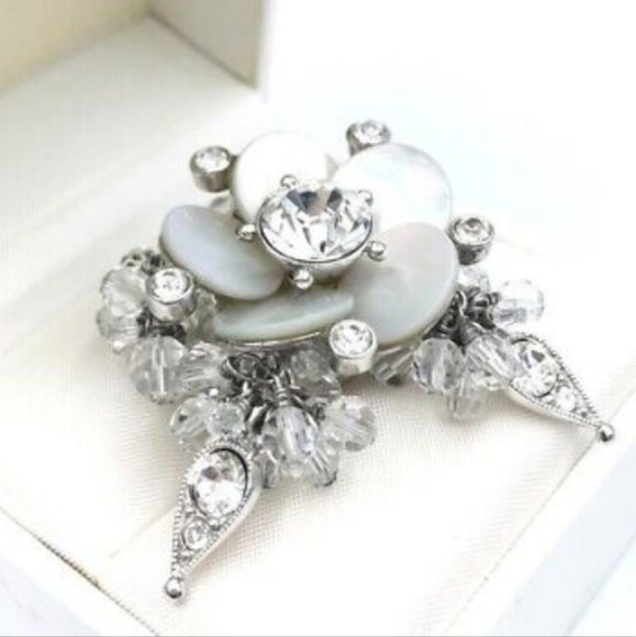 AUTH VINTAGE CHRISTIAN DIOR CRYSTAL COCKTAIL RING RARE VINTAGE - Picture 8 of 8